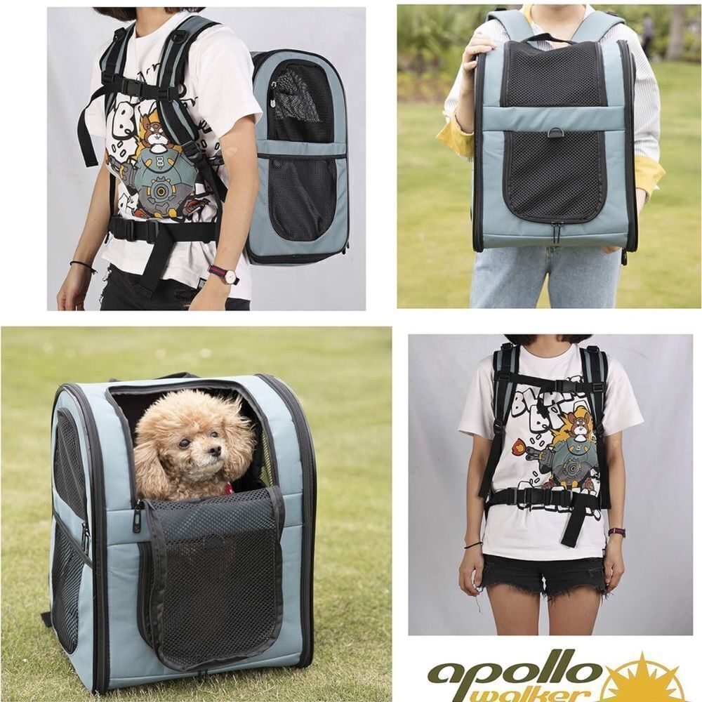 APOLLO WALKER Pet Carrier Backpack for Small Cats and Dogs